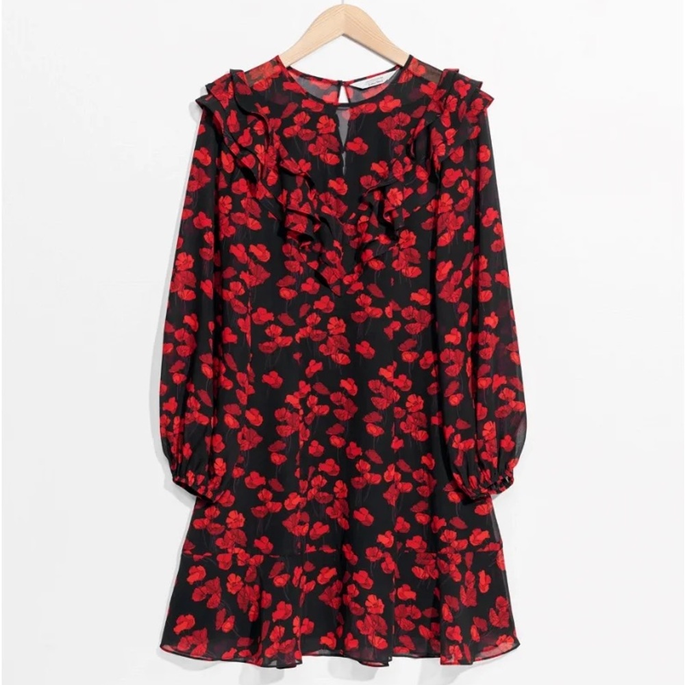 & other stories floral dress ~ size 12